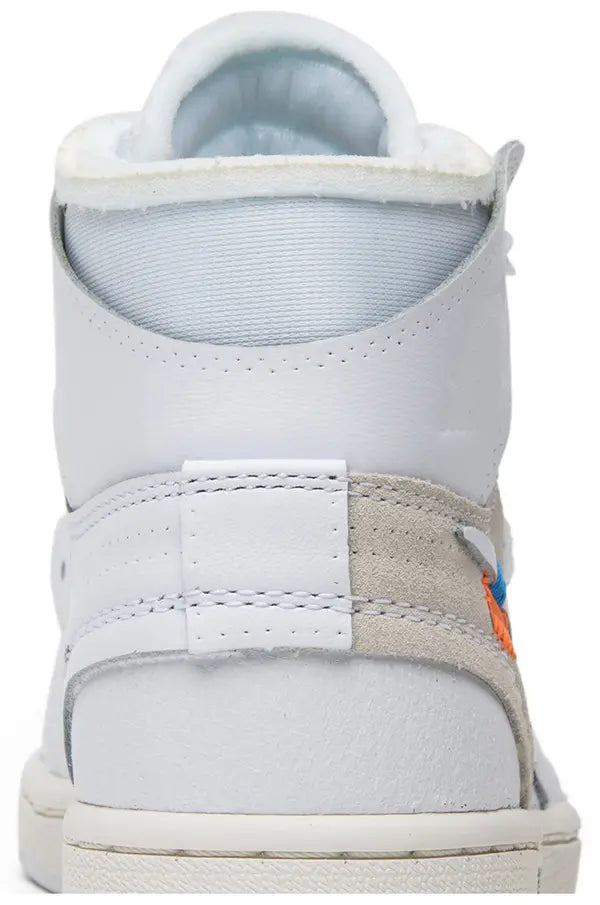 Off-White x Air Jordan 1 Retro High OG 'White' 2018 Sneakers for Boys Grade