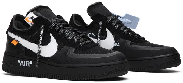 Off-White x Air Force 1 Low 'Black' 2018 Sneakers for Men