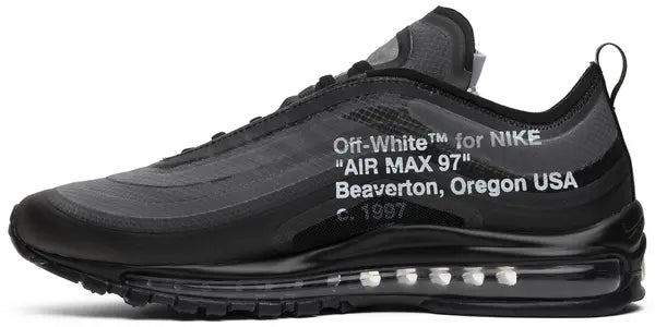 Off-White x Air Max 97 'Black' Sneakers for Men
