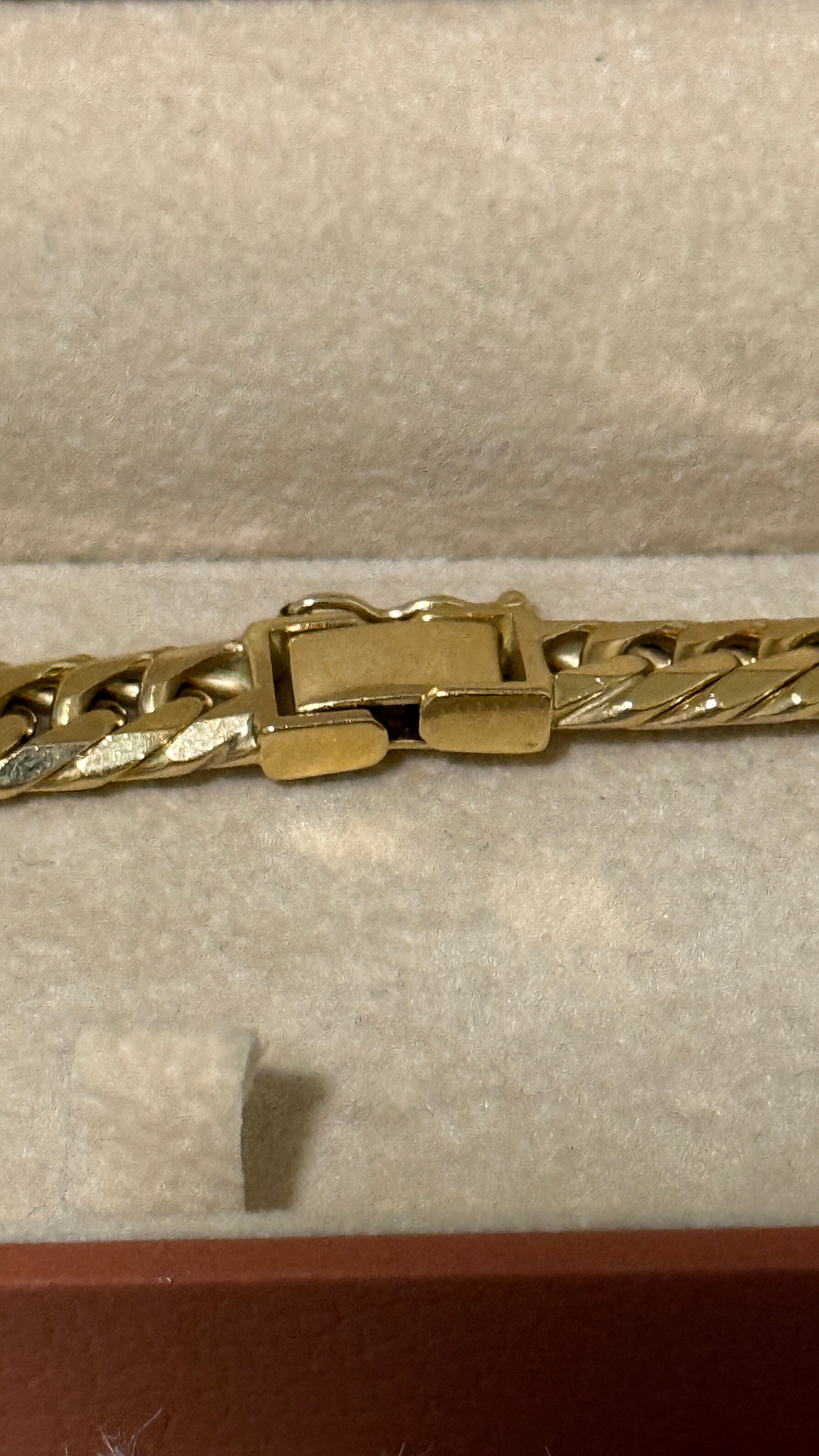 18Karat 100 Gram Gold Chain Necklace 24” M LINK MADE IN JAPAN