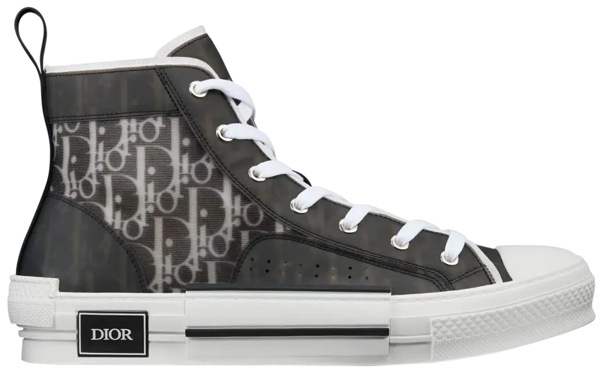 Dior B23 High 'Dior Oblique - Black White' Sneakers