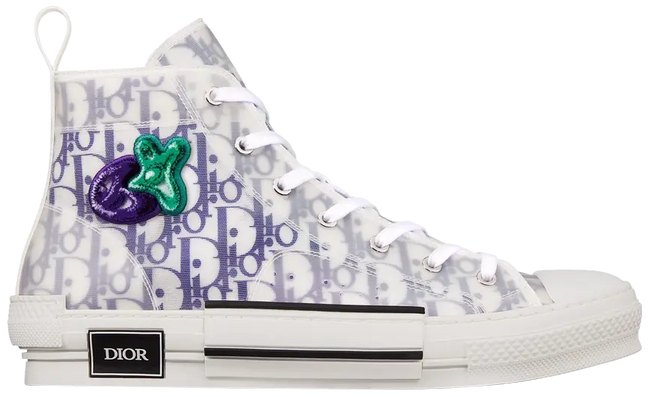 Kenny Scharf x Dior B23 High 'Embroidered Patches Dior Oblique' Sneakers