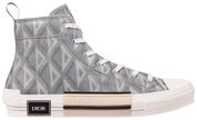 Dior B23 High 'CD Diamond - Grey White' 2022 Sneakers