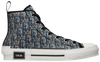 Dior B23 High 'Dior Oblique Strass - Blue' Sneakers for Men
