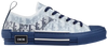 Dior B23 Low 'Dior Oblique - Blue' Sneakers