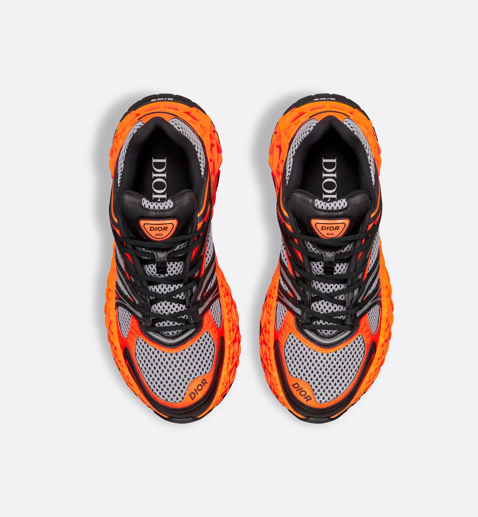 Dior B35 NXXT Sneaker – Limited and Numbered Edition in Neon Orange & Black