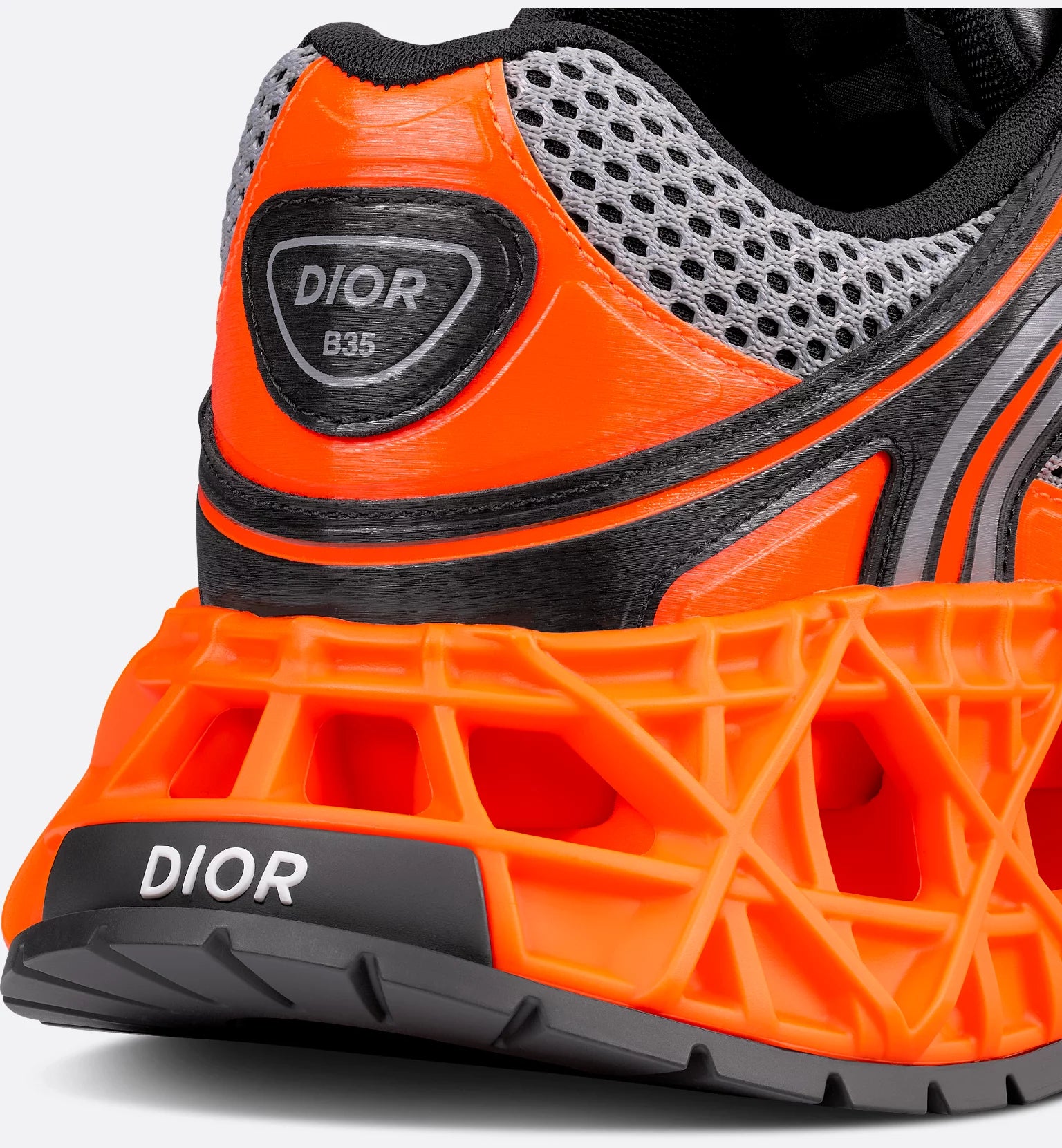 Dior B35 NXXT Sneaker – Limited and Numbered Edition in Neon Orange & Black