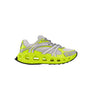 Dior B35 NXXT Sneaker in Neon Yellow and Light Gray with Cannage sole and technical mesh upper, limited edition of 888 pairs.

