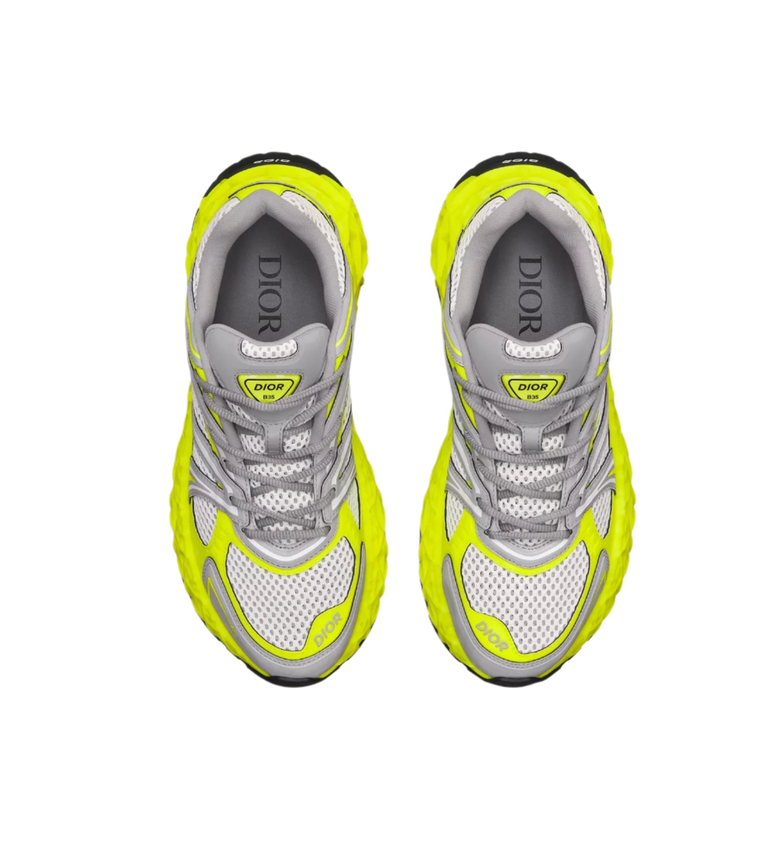 Dior B35 NXXT Sneaker – Limited and Numbered Edition in Neon Yellow & Light Gray