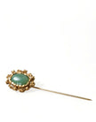 Dolce & Gabbana Elegant Gold-Tone Gemstone Pin Brooch