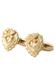 Dolce & Gabbana Gold Plated 925 Sterling Silver Devotion Cufflink