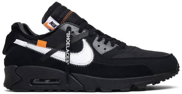 Off-White x Air Max 90 'Black' Sneakers for Unisex