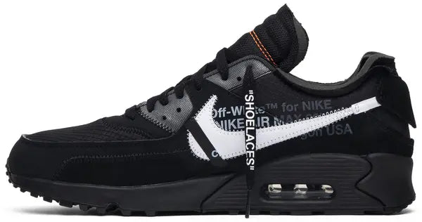 Off-White x Air Max 90 'Black' Sneakers for Unisex