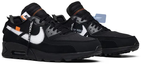Off-White x Air Max 90 'Black' Sneakers for Unisex
