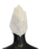 Dolce & Gabbana Elegant White Fur Beanie Luxury Winter Hat