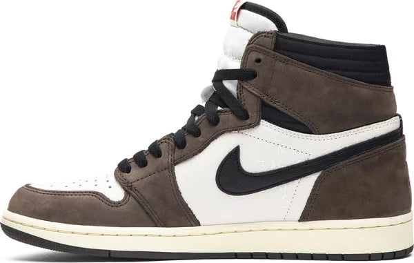 Travis Scott x Air Jordan 1 Retro High OG SP Sail Dark 'Mocha' Sneakers for Men - GENUINE AUTHENTIC BRAND LLC  