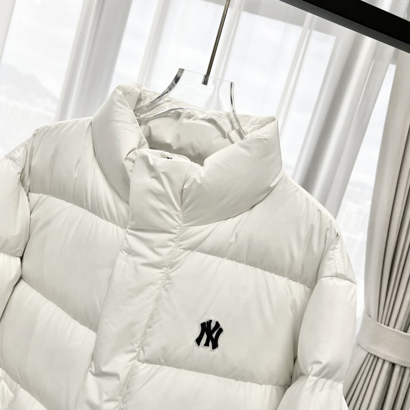 MLB White Puffer Down Jacket