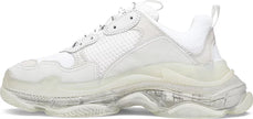 Balenciaga Triple S Clear Sole Triple White Wmns 'White Clear Sole' - GENUINE AUTHENTIC BRAND LLC  