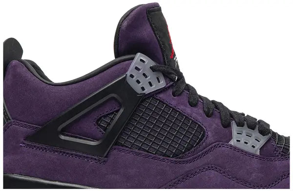 Travis Scott x Air Jordan 4 'Purple Suede - White Midsole' Friends & Family for Unisex