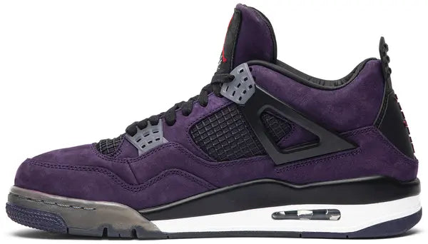 Travis Scott x Air Jordan 4 'Purple Suede - White Midsole' Friends & Family for Unisex