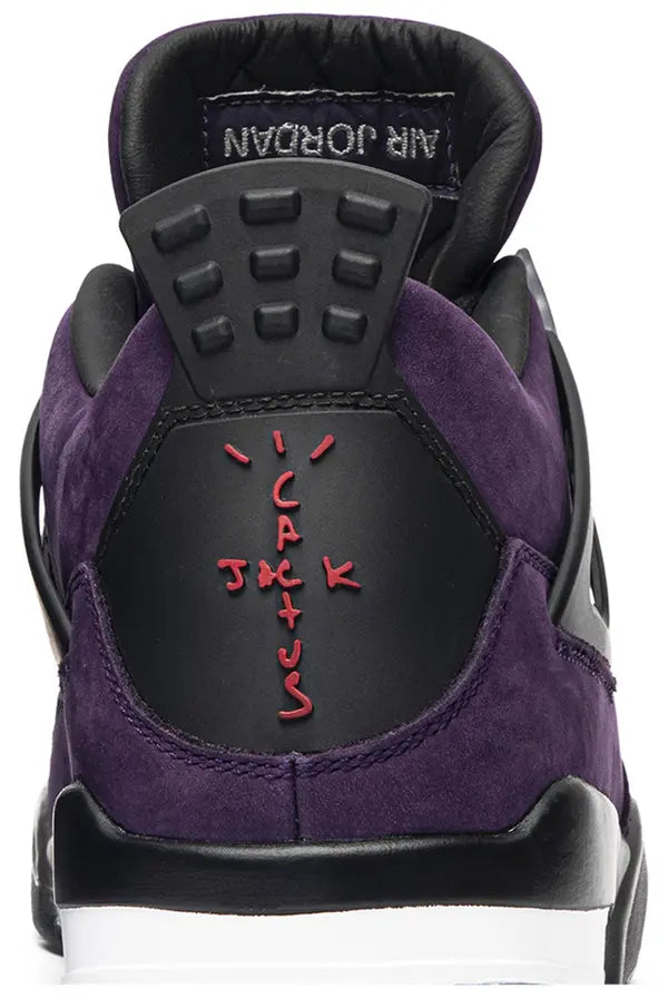 Travis Scott x Air Jordan 4 'Purple Suede - White Midsole' Friends & Family for Unisex
