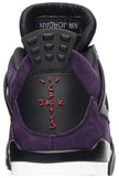 Travis Scott x Air Jordan 4 'Purple Suede - White Midsole' Friends & Family for Unisex