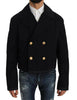 Dolce & Gabbana Trench Blue Cotton Stretch Jacket Coat - GENUINE AUTHENTIC BRAND LLC  
