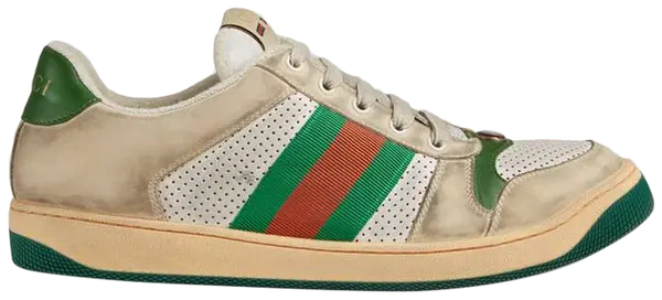 Gucci Screener Distressed 'Green Orange' for Men
