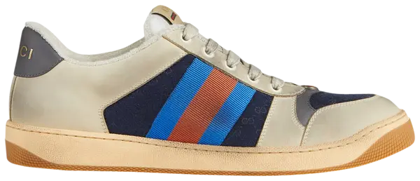 Gucci GG Screener 'White Blue' Sneakers for Men
