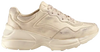 Gucci Wmns Rhyton 'Distressed Ivory' sneaker in aged cream leather with chunky sole and vintage finish.

