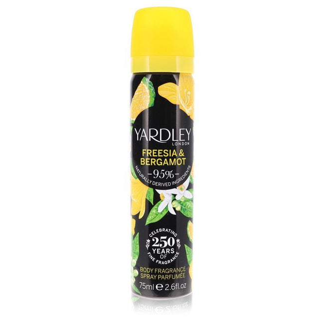 Yardley Freesia & Bergamot by Yardley London Body Fragrance Spray 2.6 oz (Women)