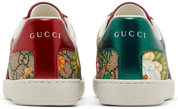 Gucci Wmns Ace GG Supreme Low 'Flora Print - Red'