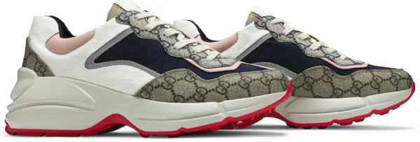 Gucci Wmns GG Rhyton 'Beige White Pink' 2020