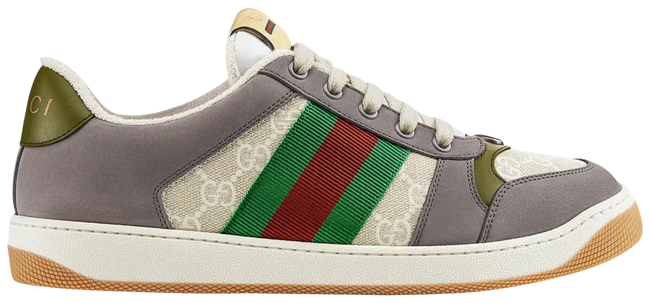 Gucci Screener 'GG Canvas - Grey Beige' Sneakers for Men
