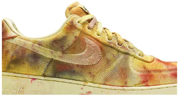 Stussy x Lookout & Wonderland x Air Force 1 Low 'Hand Dyed - Los Angeles' 2021 Sneakers for Unisex