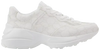 Gucci Wmns GG Rhyton sneaker in white canvas with chunky rubber sole and minimalist design – 2022 edition.

