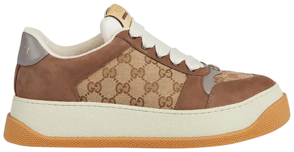 Gucci Screener Sneaker 'GG Monogram - Beige Brown' Sneakers for Men