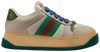 Gucci Screener Sneaker 'Off White Green Red' Sneakers for Men