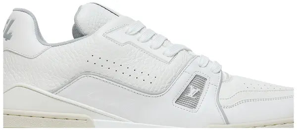 Louis Vuitton Trainer Low 'White' Monochrome Leather Sneaker