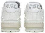 Louis Vuitton Trainer Low 'White' Monochrome Leather Sneaker