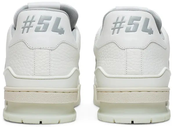 Louis Vuitton Trainer Low 'White' Monochrome Leather Sneaker