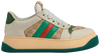 Gucci Screener 'GG Motif - Beige Green' Sneakers for Men