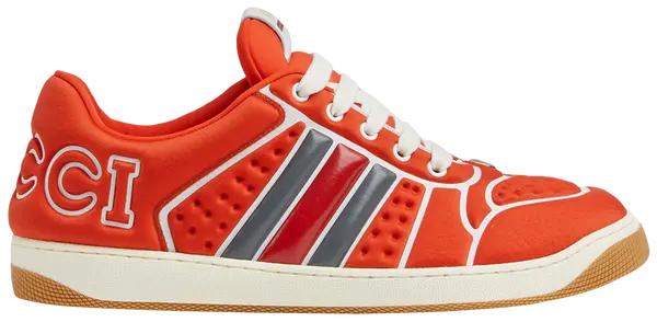 Gucci Screener Sneaker 'Orange Neoprene' Sneakers for Men