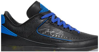 Off-White x Air Jordan 2 Retro Low SP 'Black Varsity Royal' Sneakers for Men