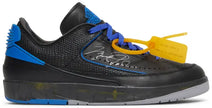 Off-White x Air Jordan 2 Retro Low SP 'Black Varsity Royal' Sneakers for Men