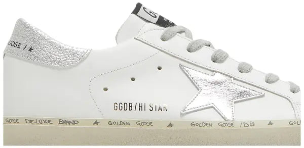 Golden Goose Women's Hi Star 'White Silver'