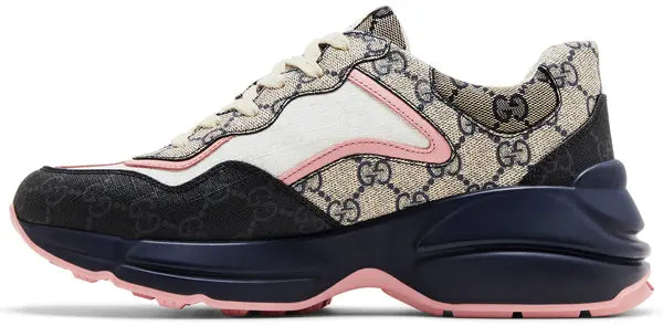 Gucci Wmns Rhyton 'Beige Blue Monogram'