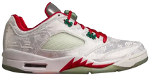 CLOT x Air Jordan 5 Retro Low 'White Silk 20th Anniversary' Sneakers for Men