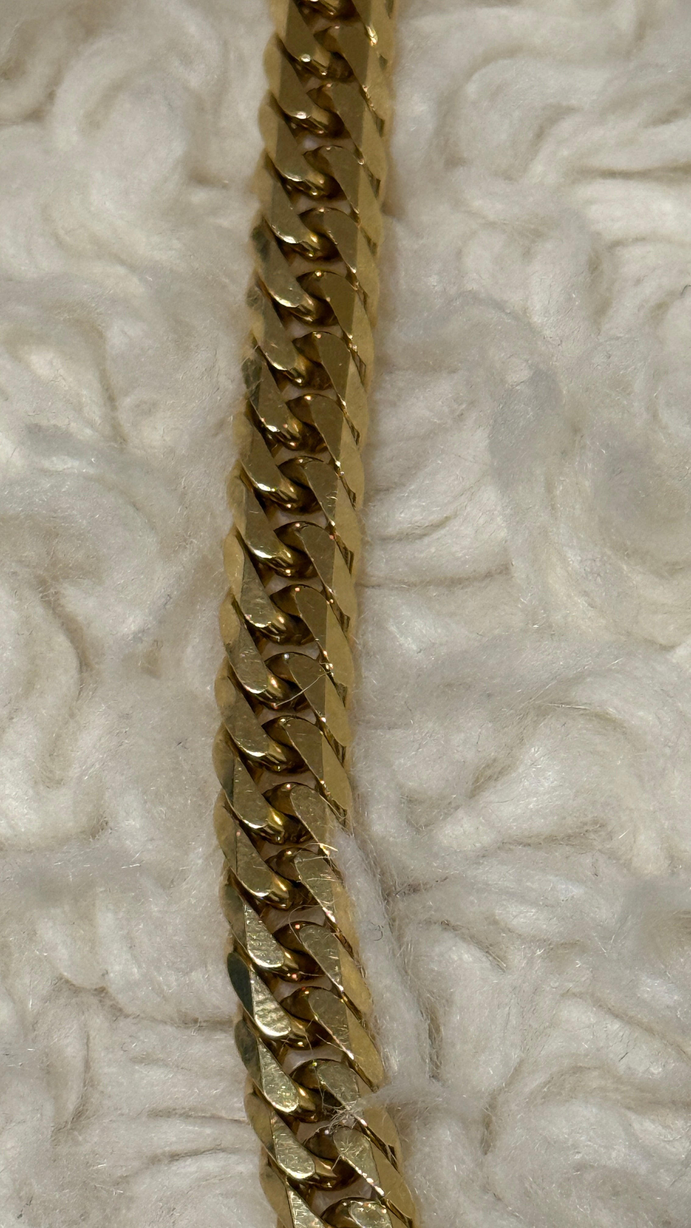 18Karat 100 Gram Gold Chain Necklace 24” M LINK MADE IN JAPAN