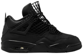 Air Jordan 4 Retro 'Net - Black' Sneakers for Women